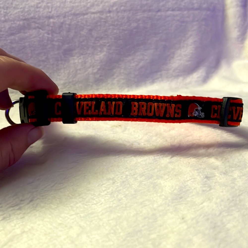 Cleveland Browns Medium Dog Collar New